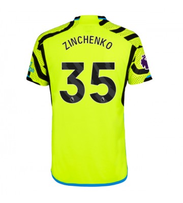 Arsenal Oleksandr Zinchenko #35 Vieraspaita 2023-24 Lyhyet Hihat